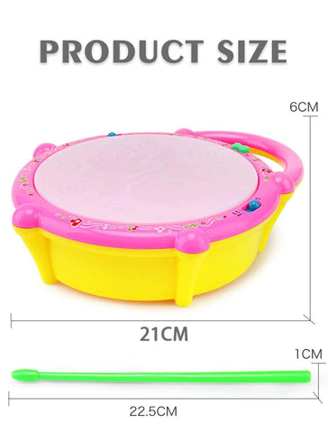 3D Flash Drum Toy for Kids – Musical Light-Up Toy