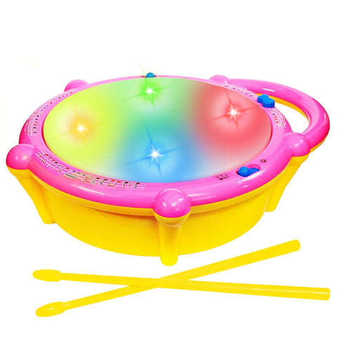 3D Flash Drum Toy for Kids – Musical Light-Up Toy