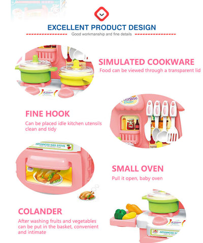 Funny DIY Vegetable Kitchen Playset – Plastic Toy