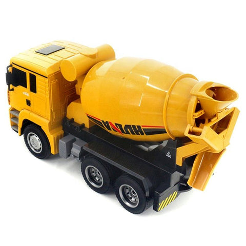 "RC Concrete Mixer Truck – Die-Cast Construction Toy for Kids"