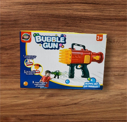 Rocket Launcher Bubble Gun – Bubble Machine for Kids with Colorful Bubbles