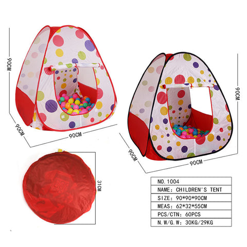 Foldable Large Mesh Kids Play Tent – Portable Indoor & Outdoor Playhouse Toy