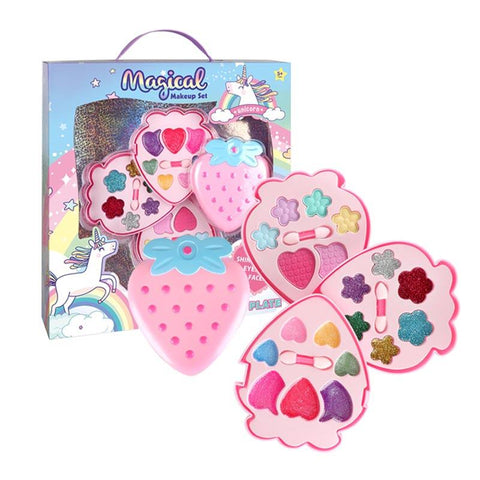Kids Butterfly Pretend Play Makeup & Beauty Set