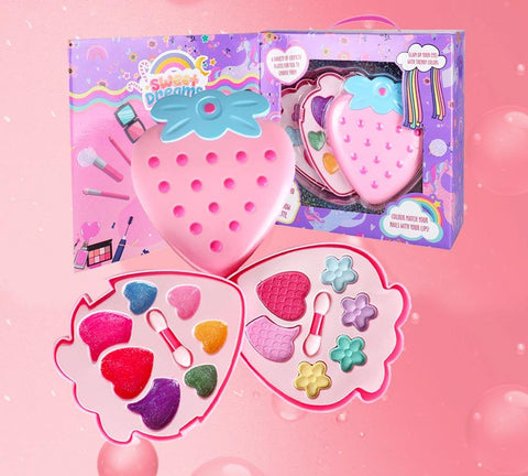 Kids Butterfly Pretend Play Makeup & Beauty Set