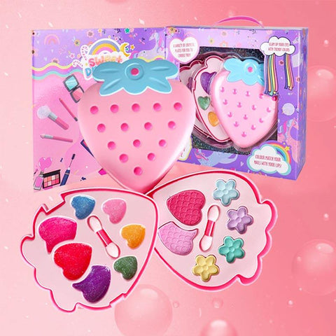 Kids Butterfly Pretend Play Makeup & Beauty Set