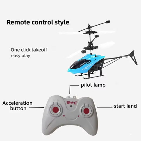 Infrared RC Helicopter Toy – Kids' Flying Model Gift