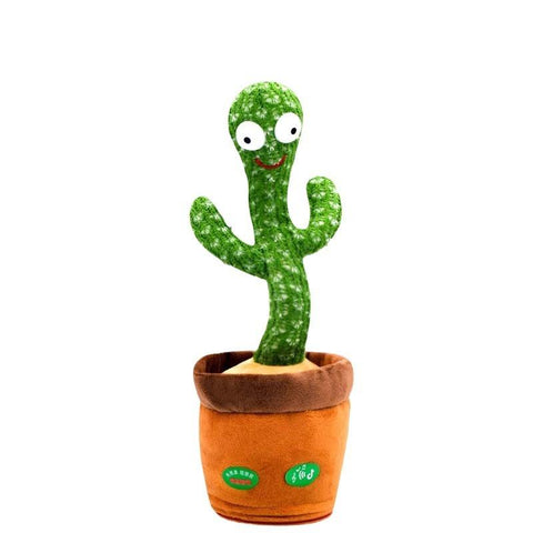 Dancing Cactus Toy – Talking, Singing & Mimicking Plush Doll (Unisex, Soft Cotton, Music Toy)