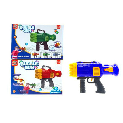 Rocket Launcher Bubble Gun – Bubble Machine for Kids with Colorful Bubbles